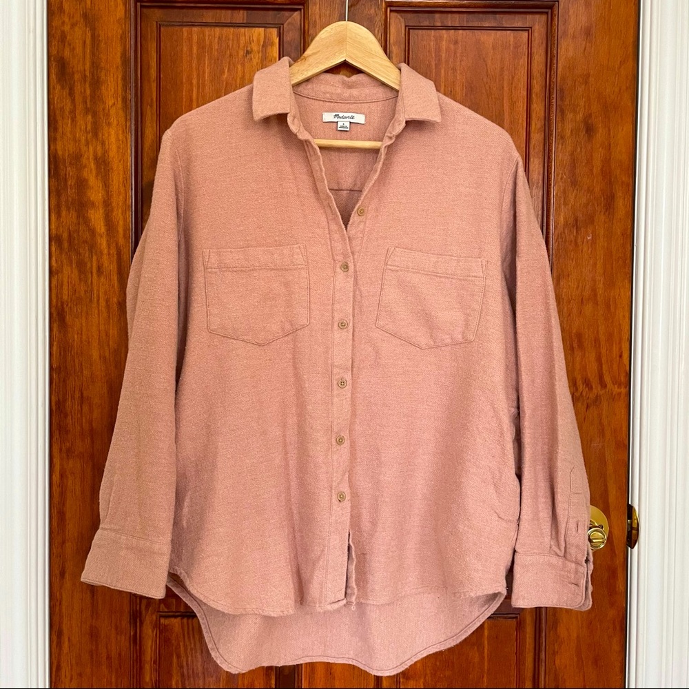 Madewell Pink Flannel